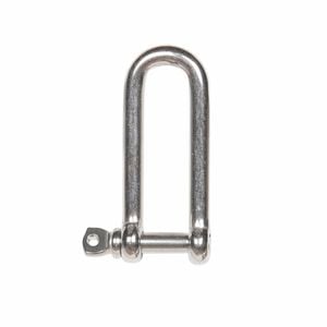 Taskmaster 8mm 316 Stainless Steel Long D Shackle