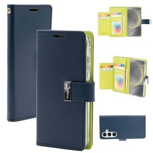 Goospery Rich Diary for Galaxy S24 Plus - Navy