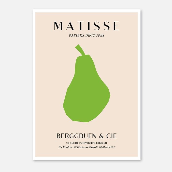Galrie Vintage Henri Matisse - Papiers Découpés Art Print, Poster Only, A1 60 x 84cm (23 x 33inch)