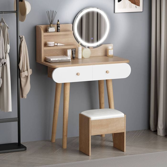 Alfordson Dressing Table Set Wood
