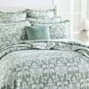 Renee Taylor Tahlia Jacquard 65x65cm Euro Pillowcase - Jade