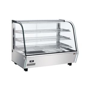 Apuro Heated Display Merchandiser 160ltr - Countertop Hot Food Displays (cd232-a)