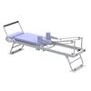 Advwin Home Foldable Pilates Reformer Machine Exercise Equipment with Wheels 120kg Capacity Purple