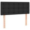vidaXL Headboard Bedroom Furniture Bed Header Bedhead Black 100 cm Faux Leather