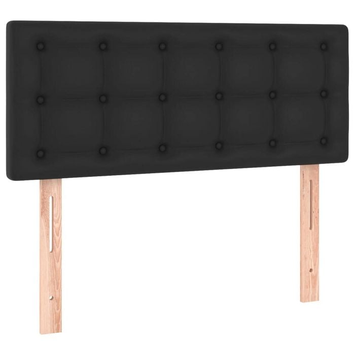 vidaXL Headboard Bedroom Furniture Bed Header Bedhead Black 100 cm Faux Leather