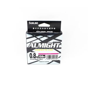 Sunline Almight x5 150m Pink Sinking Braid Fishing Line 13lb