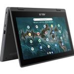 ASUS Chromebook Flip CR1 11.6' Touch Rugged Intel Celeron N4500 4GB 32GB Chrome OS Dual Camera Pen Stylus WiFi6 1YR WTY Student