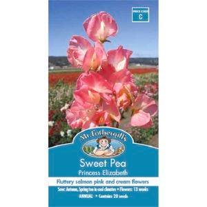 Mr Fothergill's Sweet Pea Princess Elizabeth Seeds