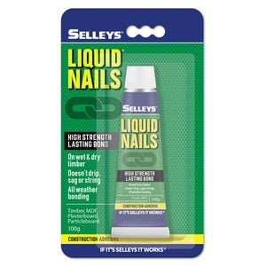 Selleys 100g Liquid Nails Construction Adhesive