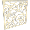 ProtectorAl 300-1200 x 300-1200mm Primrose Roses Unframed Solid Aluminium Decorative Panel