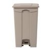 Jantex Kitchen Pedal Bin Hands-free Operation Beige 87ltr Gh639 Commercial Grade Polypropylene Waste Management