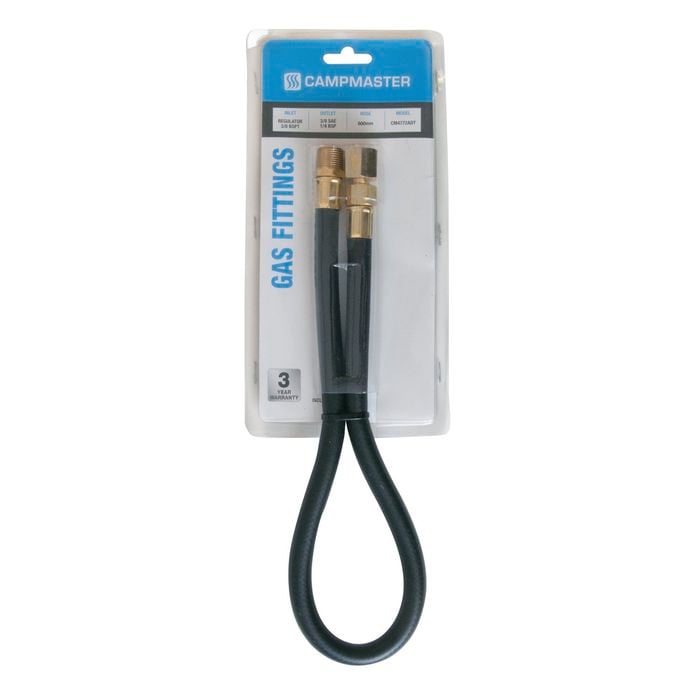 Campmaster 600mm Replacement Gas Hose Including Adaptor