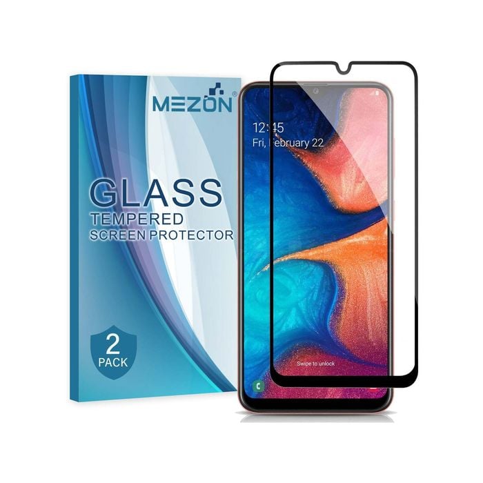 2 Pack MEZON Samsung Galaxy A70 Full Cover Tempered Glass Screen Protectors