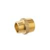 Brasshards 25 x 20mm Brass Threaded Hex Reducing Nipple LF