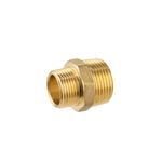 Brasshards 25 x 20mm Brass Threaded Hex Reducing Nipple LF