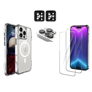 Icoverlover For Iphone 16 Pro Max Case Compatible With Magsafe + 2x Screen + 2x Camera Protectors