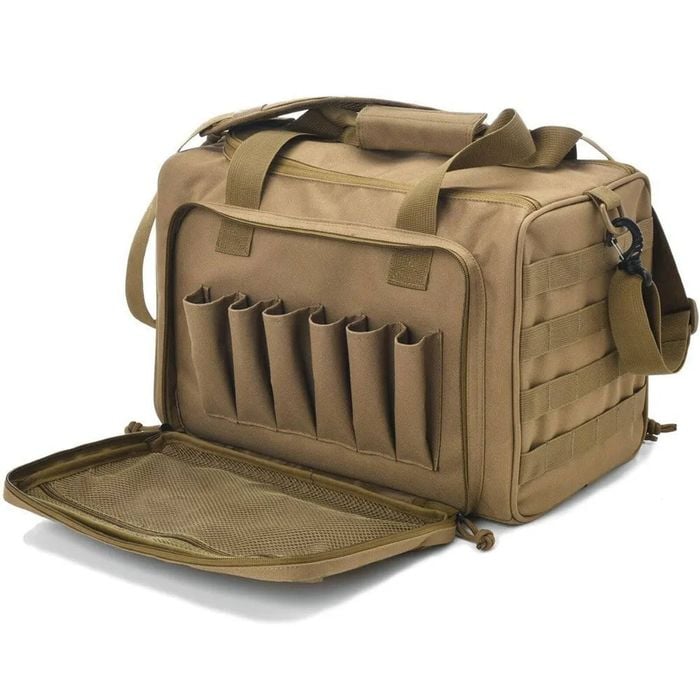 NNEOBA MOLLE Storage Bag Outdoor Shoulder Pack Khaki