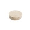 Surface Gard 76mm Beige Round Felt Floor Protection - 4 Pack