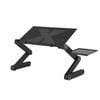 Artiss Laptop Stand Aluminium Computer Riser Foldable Lap Desk Bed Table Black