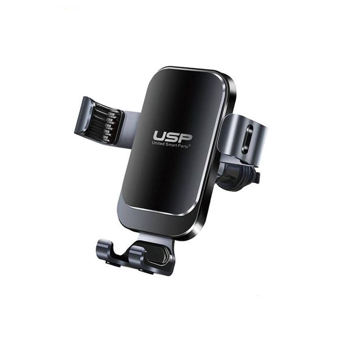 USP 2 in 1 Gravity-Activated Car Phone Holder Air Vent Hook  & Dash Mount