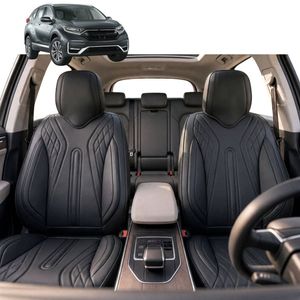 Australian Goose Front Seat Covers for Honda CR-V 2017 - 2022 (RW) - PU Leather, Black (2pc)