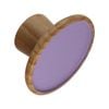 Adoored 45mm Mystic Violet Round Cabinet Knob - 2 Pack