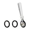 Marcato Premium Pastawheel/Cutter w/Smooth & Wide/Narrow Zigzag Cut Silver