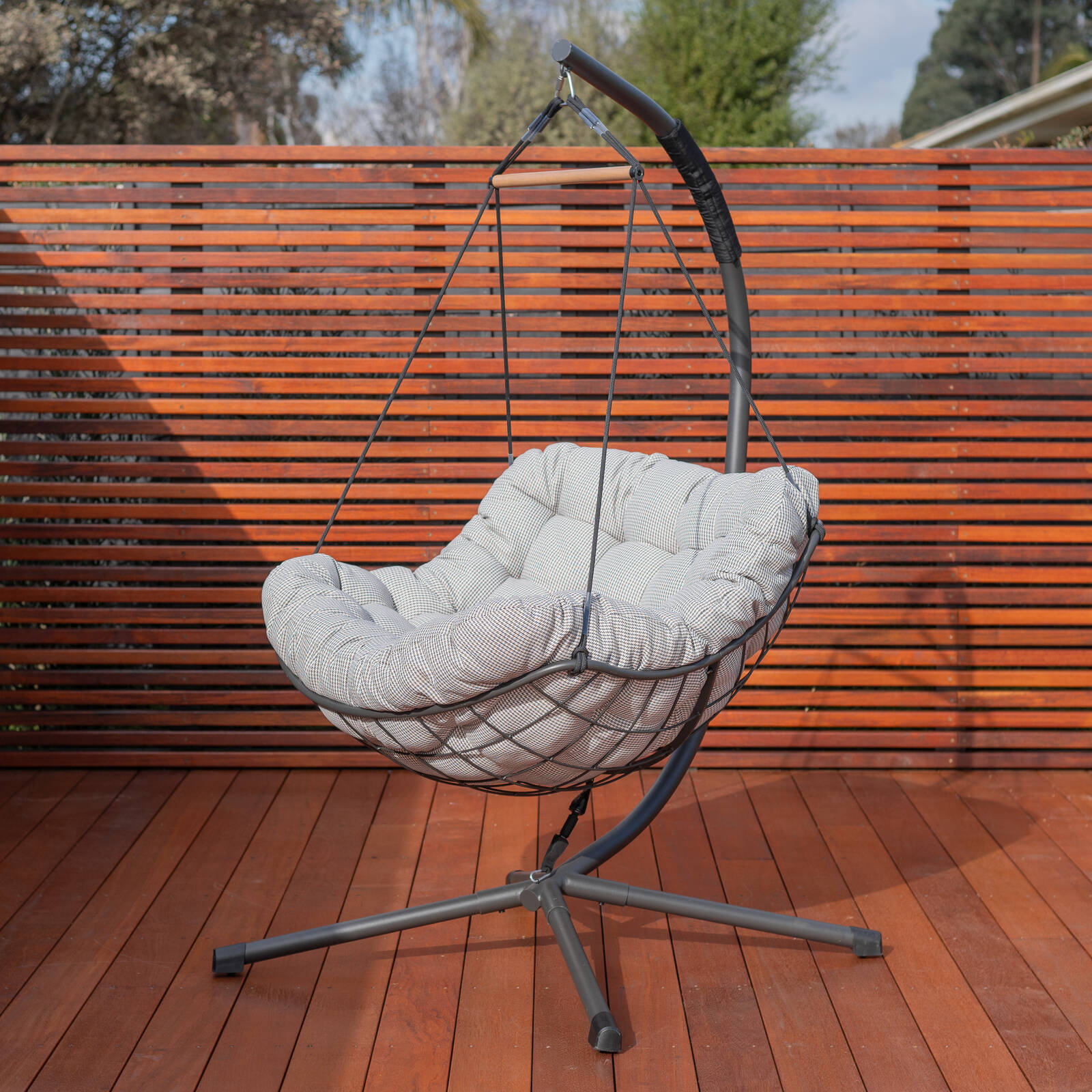 Marquee Apollo Hanging Egg Chair Bunnings Australia