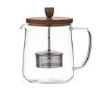Leaf & Bean Naples Tea Pot w/ Acacia Lid & Infuser 1.2L
