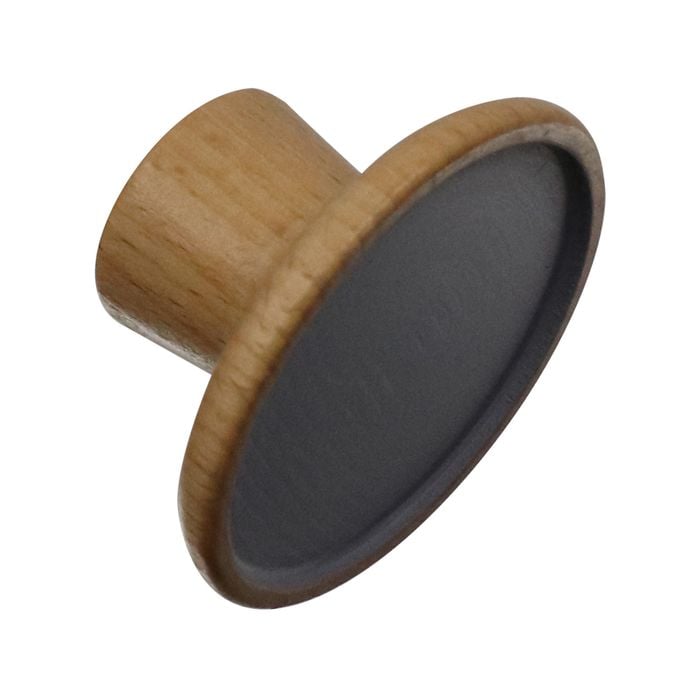 Adoored 45mm Lilac Grey Round Cabinet Knob - 2 Pack