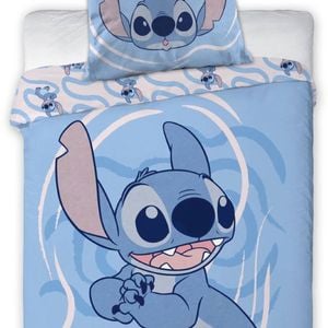 Disney Lilo & Stitch Blue Cotton Quilt Cover Set Toddler Bed Size