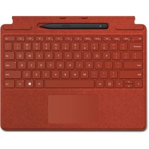 Microsoft Surface Pro Signature Keyboard Poppy Red With Slim Pen 2