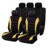 Catzon Car Seat Cover Composite Sponge Universal Fit Cars Suv-yellow