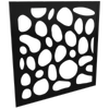ProtectorAl 300 - 940 x 300 - 940mm Black Riverstone Framed Composite Decorative Panel