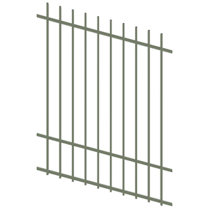 ProtectorAl 350 - 1200 x 1500mm Pale Eucalypt Raked Up to 15º Radiator Pool Fence Panel