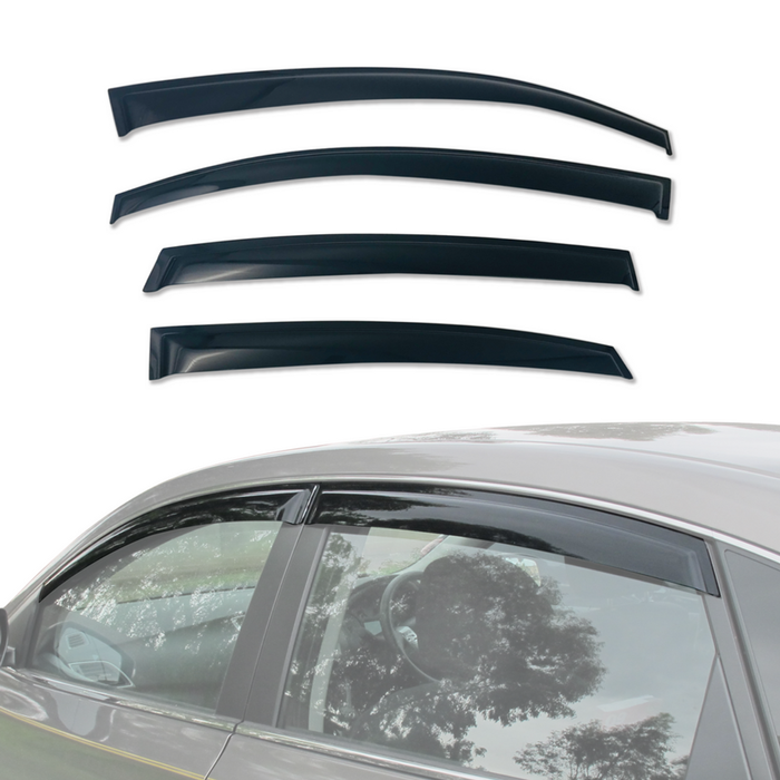 AUSGO Weather Shields for Nissan Pulsar B17 Sedan 2012-2016 Weathershields Window Visors Wind Deflectors