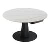 Eureka Amelia, 33"-53" Round Extending Dining Table, White