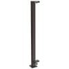 ProtectorAl 1010mm Black Aluminium Flanged 90° Balustrade Post