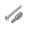 Pinnacle 10g x 40mm Stainless Steel Security Screws - 8 Pack
