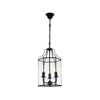 Cougar Lighting Arcadia 3lt Pendant Light Black