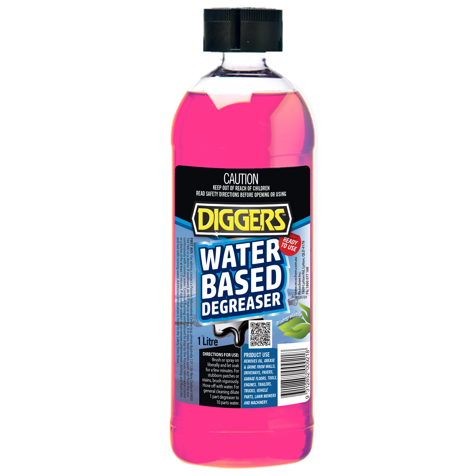 DIGGERS 1L Water Based Degreaser Bunnings Australia