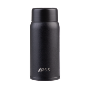 Oasis Stainless Steel Double Wall Insulated Mini Mini Drink Bottle 150ml - Black