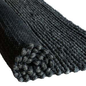 Wool Pebble Charcoal Lifestyle Rug - 180 cm x 130 cm Charcoal