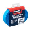 GRUNT 25mm x 10m Blue Poly Webbing