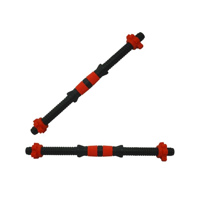 41cm - 1 Pair Dumbbell Bar 25mm Diameter - PVC Coated Dumbell Handle