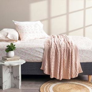Park Avenue Egyptian Cotton Flannelette Sheet Pillowcase Set Blmsbry King Single