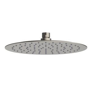 Mondella Resonance 250mm Brushed Nickel Round Shower Head WELS 3 Star 9L/min