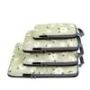 Catzon 4 Set Compression Packing Cubes Travel Accessories Expandable Packing Organizers-green