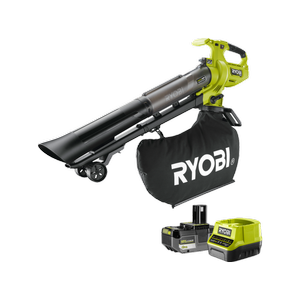 Ryobi ONE+ 18V 6.0Ah HP Garden Vacuum and Sweeper Kit R18XBLV26