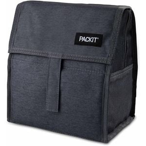 Packit freezable lunch bag - city charcoal